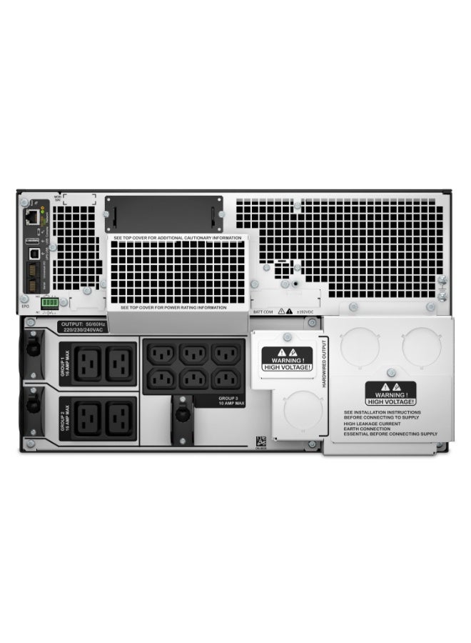 اي بي سي SRT10KXLI | مزوّد طاقة غير منقطع (UPS) من APC طراز Smart-UPS SRT بقدرة 10000 فولت-أمبير، قابل للاستخدام كراك أو برج، يعمل على 230 فولت | تحويل مزدوج أونلاين | وحدة أساسية - Image 3